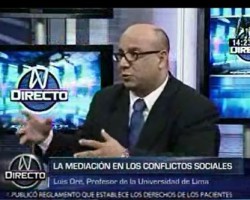 Entrevista a Luis Oré “El manejo de los conflictos sociales”