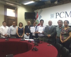 Grupo de Diálogo, Minería y Desarrollo Sostenible y la ONDS firman Acta de Entendimiento