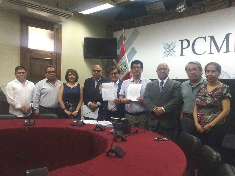 Grupo de Diálogo, Minería y Desarrollo Sostenible y la ONDS firman Acta de Entendimiento