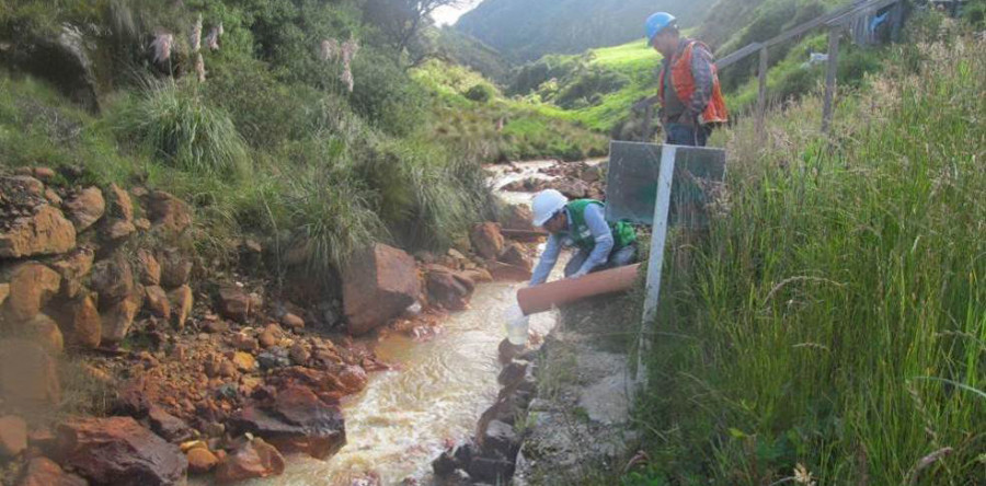 OEFA ordena a Compañía Minera San Nicolás S.A. detener la descarga de aguas provenientes de su proceso minero