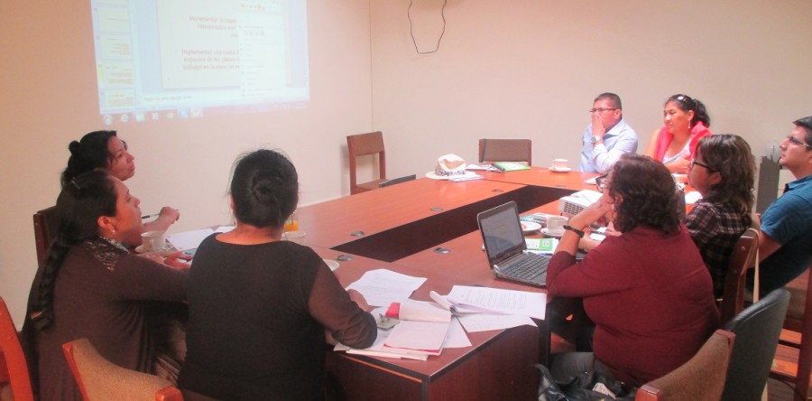 Acta de la reunión de lideresas sociales del Perú