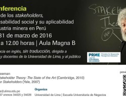 Teleconferencia: La teoría de los ‘stakeholders’, la responsabilidad social y su aplicabilidad en la industria minera en Perú