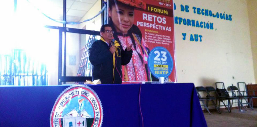 José Luis López participó en el I Forum “Retos y Perspectivas de Espinar”