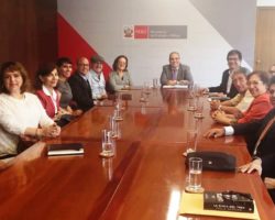 Reunión con el Viceministro de Minas, Ricardo Labó