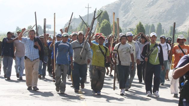 Conflictos sociales se reducen de 212 a 177 casos en Perú