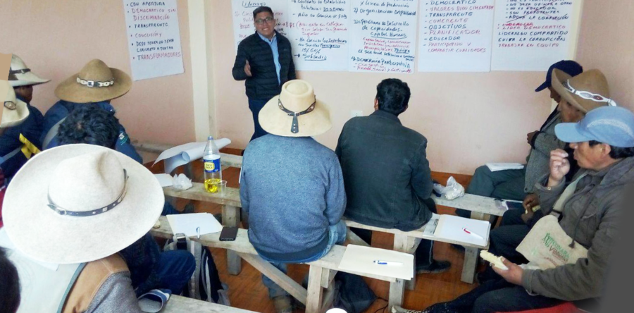 Creando líderes con visión a futuro en Chamaca, provincia de Chumbivilcas, Cusco