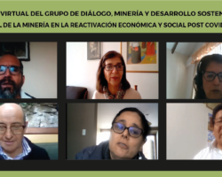 Primer Foro Virtual del GDMDS Rol de la minería en la reactivación económica y social post COVID 19