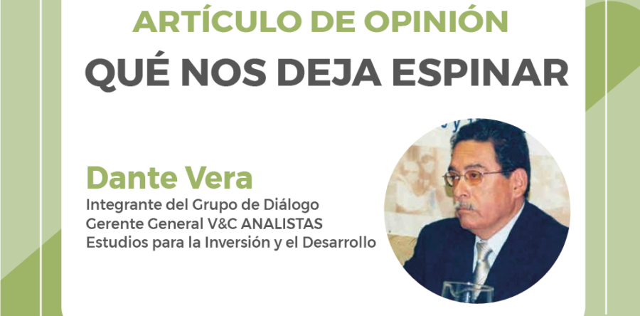 QUÉ NOS DEJA ESPINAR